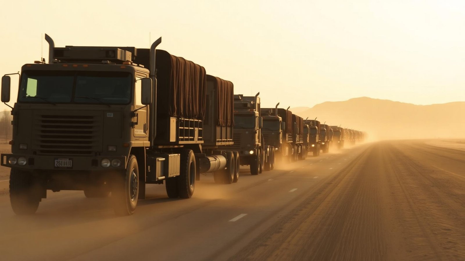 Tactical Trucks & Sustainment Logistics
